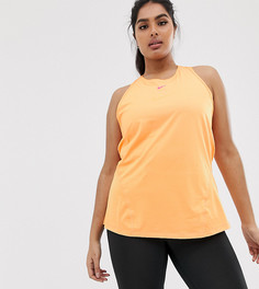 Оранжевый топ Nike Training - Оранжевый
