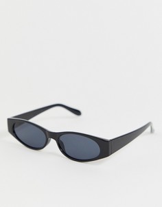 Черные солнцезащитные очки кошачий глаз в стиле ретро AJ Morgan - Черный