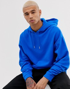 Темно-синий oversize-худи ASOS DESIGN - Синий