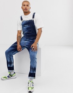 Синий джинсовый комбинезон ASOS DESIGN - Синий