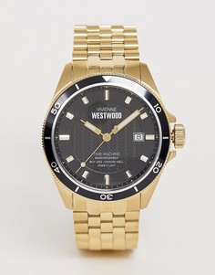 Мужские часы Vivienne Westwood VV181BKGD spitalfields - Золотой