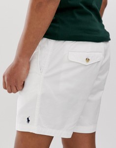 Белые шорты чиносы с логотипом Polo Ralph Lauren - Prepster - Белый