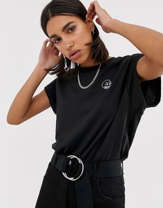 Футболка с логотипом в виде черепа Cheap Monday - Черный