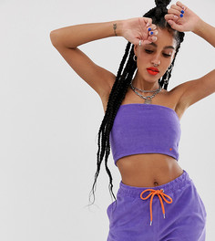 Топ-бандо из махровой ткани COLLUSION - Фиолетовый