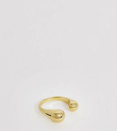 Серебряное кольцо с покрытием 18-каратным золотом Shashi - Золотой