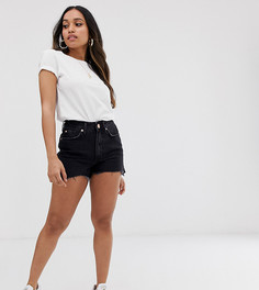 Черные джинсовые шорты River Island Petite - Черный
