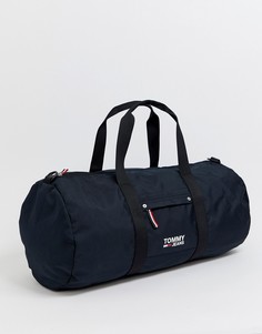 Черная сумка дафл с фирменной полосатой отделкой Tommy Jeans - Черный