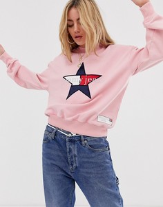 Свитшот с логотипом и звездой Tommy Jeans summer heritage - Розовый