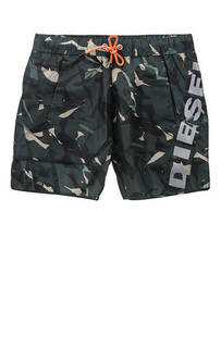 Купальные шорты камуфляжной расцветки Diesel