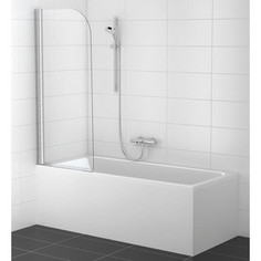 Шторка на ванну Koller Pool Waterfall Line QP93 70 прозрачная, хром (QP93 NEW chrome,clear)