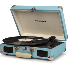 Виниловый проигрыватель CROSLEY CRUISER DELUXE [CR8005D-TU] turquoise c Bluetooth