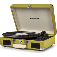 Виниловый проигрыватель CROSLEY CRUISER DELUXE [CR8005D-GR] фисташковый c Bluetooth
