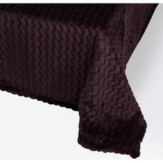 Плед Ecotex 180х200 темно-фиолетовый (4660054343148)