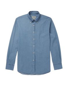 Джинсовая рубашка Canali