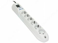 Сетевой фильтр Zis Pilot L 6 Sockets 1.8m White 071