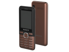 Сотовый телефон Maxvi M6 Coffee-Black