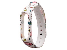 Aксессуар Ремешок Activ for Xiaomi Mi Band 2 Silicone принт 17 90338
