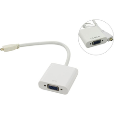 Аксессуар Vcom Micro HDMI M - VGA F 0.15m CG593