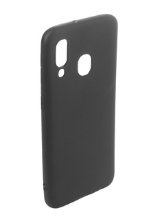 Чехол Brosco для Samsung Galaxy A40 Black SS-A40-COLOURFUL-BLACK