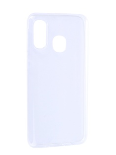 Чехол Brosco для Samsung Galaxy A40 Silicone Transparent SS-A40-TPU-TRANSPARENT