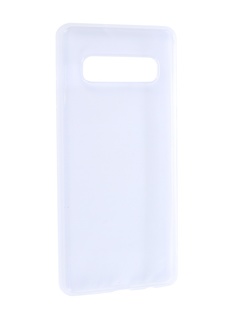 Аксессуар Чехол Brosco для Samsung Galaxy S10 Plus Silicone Transparent SS-S10P-TPU-TRANSPARENT