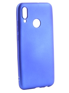 Аксессуар Чехол Gurdini для Huawei P Smart 2019 Soft Touch Silicone Blue 908376