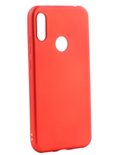 Аксессуар Чехол Gurdini для Huawei Y6 Pro 2019 Soft Touch Silicone Red 908378