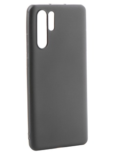 Аксессуар Чехол Gurdini для Huawei P30 Pro Soft Touch Silicone Black 908381