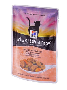 Корм Hills Ideal Balance Аппетитный лосось 85g для кошек 10025