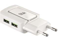 Зарядное устройство Ubik 2xUSB 2.1А White UHP22A 100205