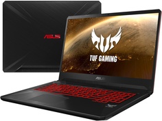 Ноутбук ASUS ROG FX705DU-AU041T 90NR0112-M01620 (Intel Core i7-8750H 2.2GHz/8192/1000Gb + 128Gb SSD/No ODD/nVidia GeForce GTX 1050 4096Mb/Wi-Fi/Cam/17.3/1920x1080/Windows 10 64-bit)