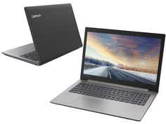 Ноутбук Lenovo IdeaPad 330-15IKB Black 81DE00W2RU (Intel Core i3-8130U 2.2 GHz/8192Mb/1000Gb+128Gb SSD/nVidia GeForce MX150 2048Mb/Wi-Fi/Bluetooth/Cam/15.6/1920x1080/DOS)