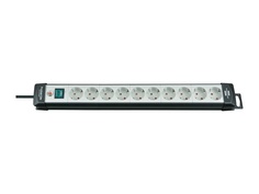 Удлинитель Brennenstuhl Premium-Line 10 Sockets 3m Black-Light Grey 1951500110