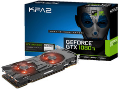 Видеокарта KFA2 GeForce GTX 1080 Ti EX OC 1531Mhz PCI-E 3.0 11264Mb 11000Mhz 352 bit DVI HDMI HDCP 80IUJBMDP0EK 7126425