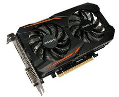 Видеокарта GigaByte GeForce GTX 1050 Ti 1316Mhz PCI-E 3.0 4096Mb 7008Mhz 128 bit DVI HDMI HDCP OC GV-N105TOC-4GD / GV-N105TOC-4GDV1.2