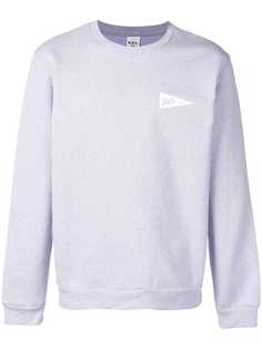 A.P.C. джемпер с принтом на груди