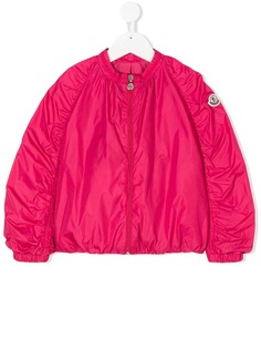 Moncler Kids куртка-бомбер с воротником-стойкой