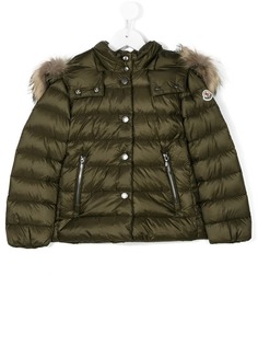 Moncler Kids пуховик с капюшоном