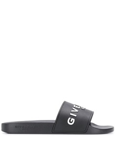 Givenchy классические шлепанцы с логотипом