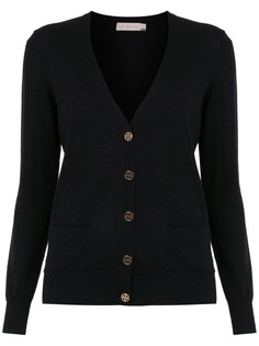 Tory Burch кардиган с карманами спереди