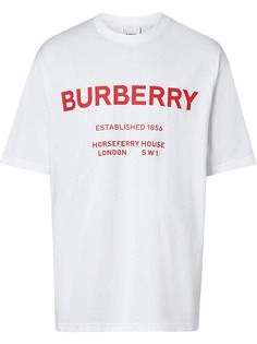 Burberry футболка с принтом Horseferry