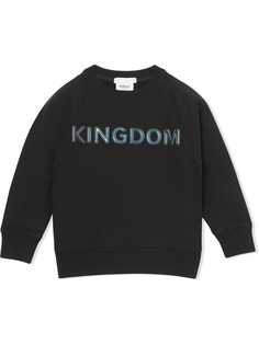 Burberry Kids толстовка с принтом Kingdom