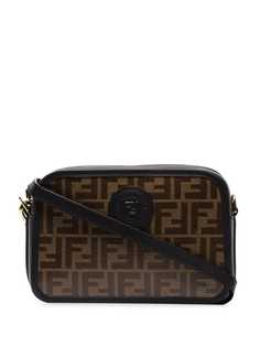 Fendi каркасная сумка через плечо с логотипом FF