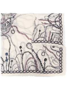 Alexander McQueen платок с принтом