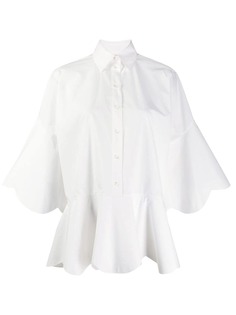 Valentino блузка с фестонами