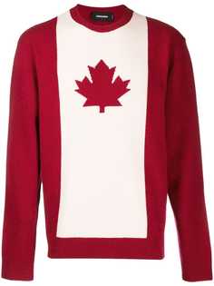 Dsquared2 джемпер с канадским флагом