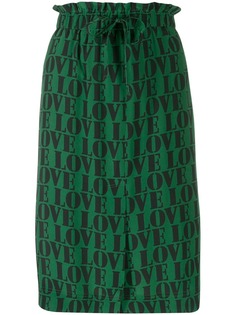 Calvin Klein юбка с принтом Love