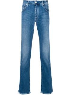 Jacob Cohen джинсы прямого кроя с выцветшим эффектом