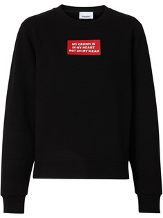 Burberry толстовка с принтом