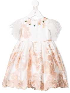 Petit платье с перьями